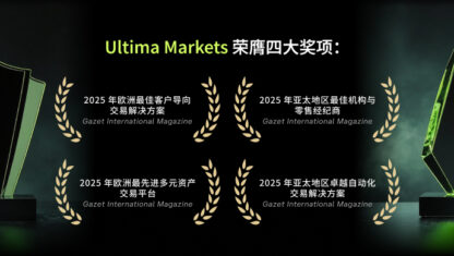 Ultima Markets 再获四大殊荣，续写 2025 年辉煌交易篇章