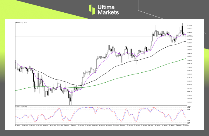 （BTCUSD 日线图，来源Ultima Markets MT5）