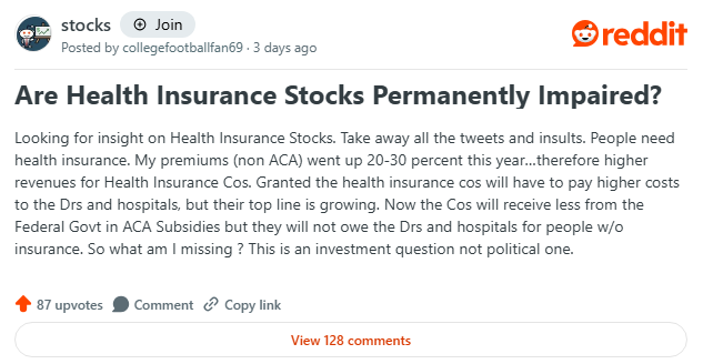 Reddit散户情绪反转