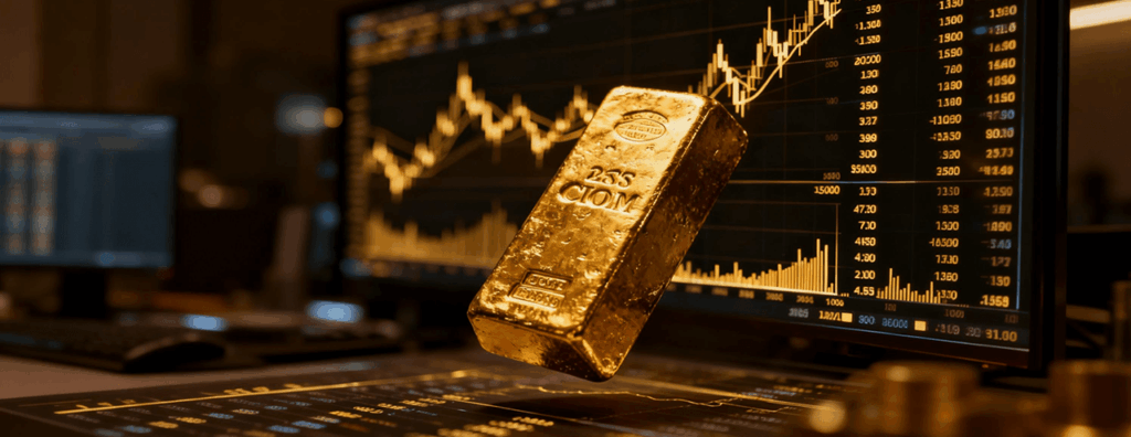 实物黄金投资金条与金饰展示---Ultima Markets