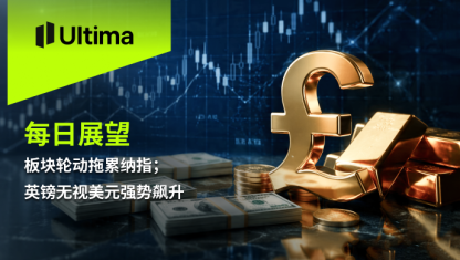 板块轮动拖累纳指；英镑无视美元强势飙升