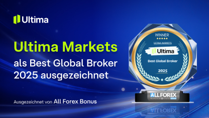 Ultima Markets als Best Global Broker 2025 ausgezeichnet