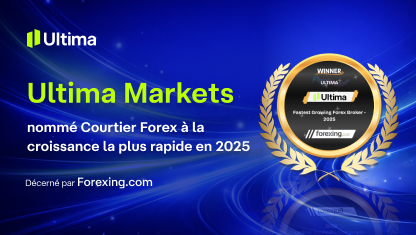 Ultima Markets nommé Courtier Forex à la croissance la plus rapide en 2025