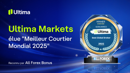 Ultima Markets élue « Meilleur Courtier Mondial 2025 »