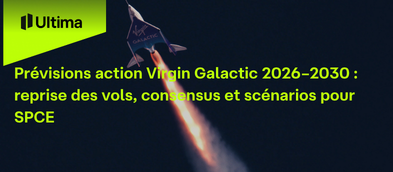Prévisions action Virgin Galactic 2026–2030 : reprise des vols, consensus et scénarios pour SPCE