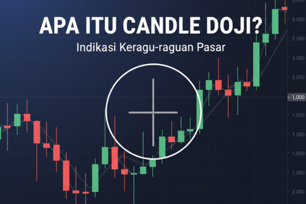 ilustrasi apa itu candle doji - ultima markets