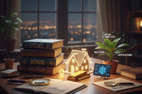 ilustrasi jenis instrumen investasi jangka panjang - ultima markets