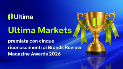Ultima Markets premiata con cinque riconoscimenti ai Brands Review Magazine Awards 2026