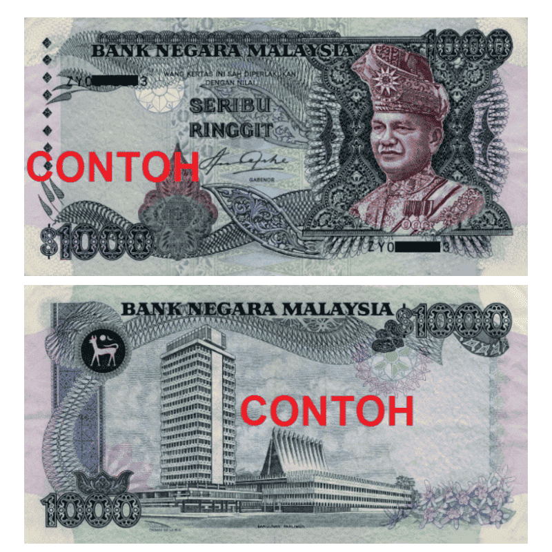 Seribu Ringgit Duit Lama Malaysia