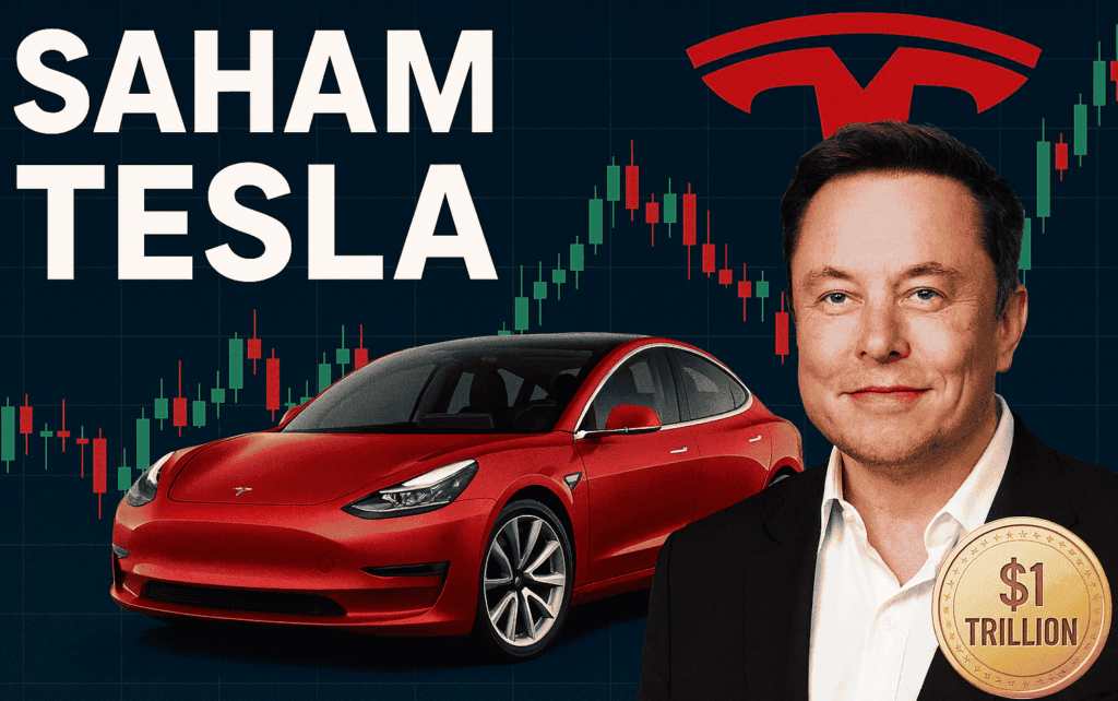 Saham Tesla Elon Musk Trilionair