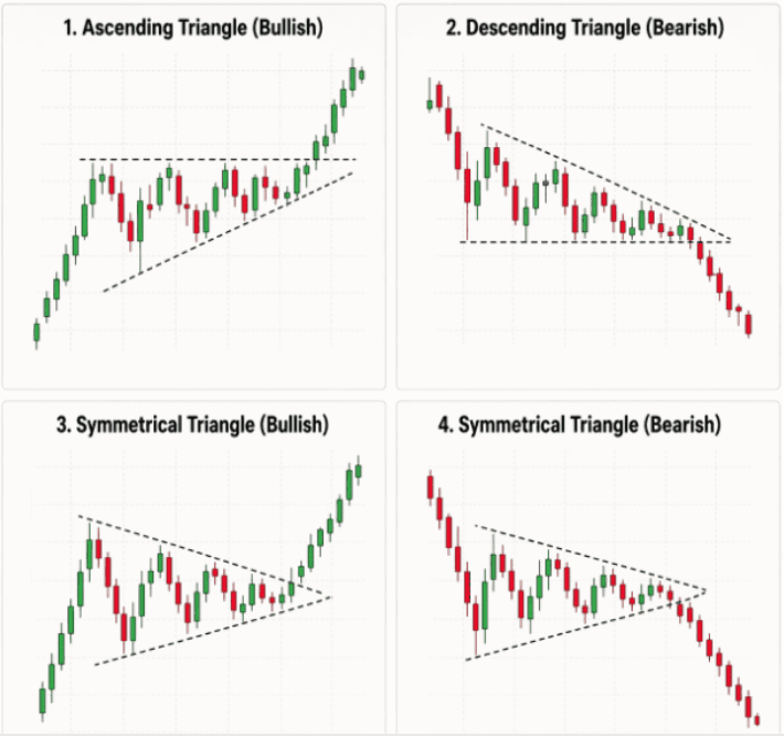 Triangular Continuation Pattern Kenali Jenis-Jenis Continuation Pattern Dalam Trading | Ultima Markets