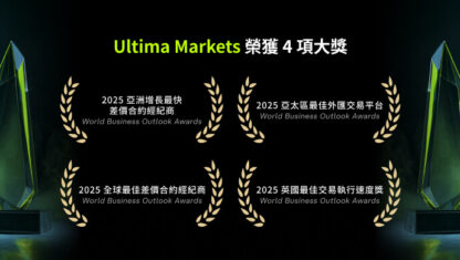Ultima Markets 榮獲四項 World Business Outlook 大獎