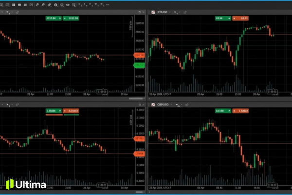 bước 2: làm quen Giao diện cTrader