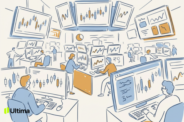 Thị trường Forex toàn cầu với khối lượng giao dịch khổng lồ mỗi ngày