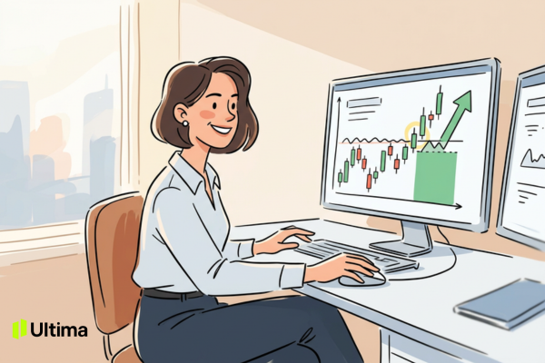 Trader tự tin đặt lệnh mua sau khi xác nhận mô hình 3 đáy phá vỡ neckline