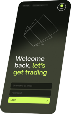 Ultima Markets Trading App Login Page in Mobile