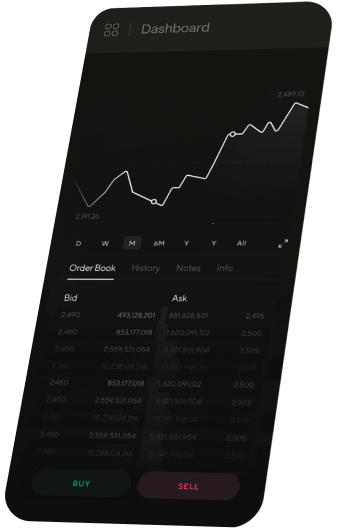 Ultima Markets App Dashboard on Mobile