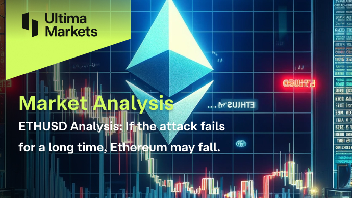 ETHUSD Analysis: If the attack fails for a long time, Ethereum may fall.