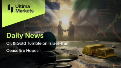 Oil & Gold Tumble on Israel-Iran Ceasefire Hopes