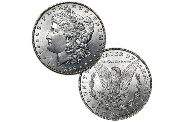 1896 Silver Dollar No Mint Mark Philadelphia
