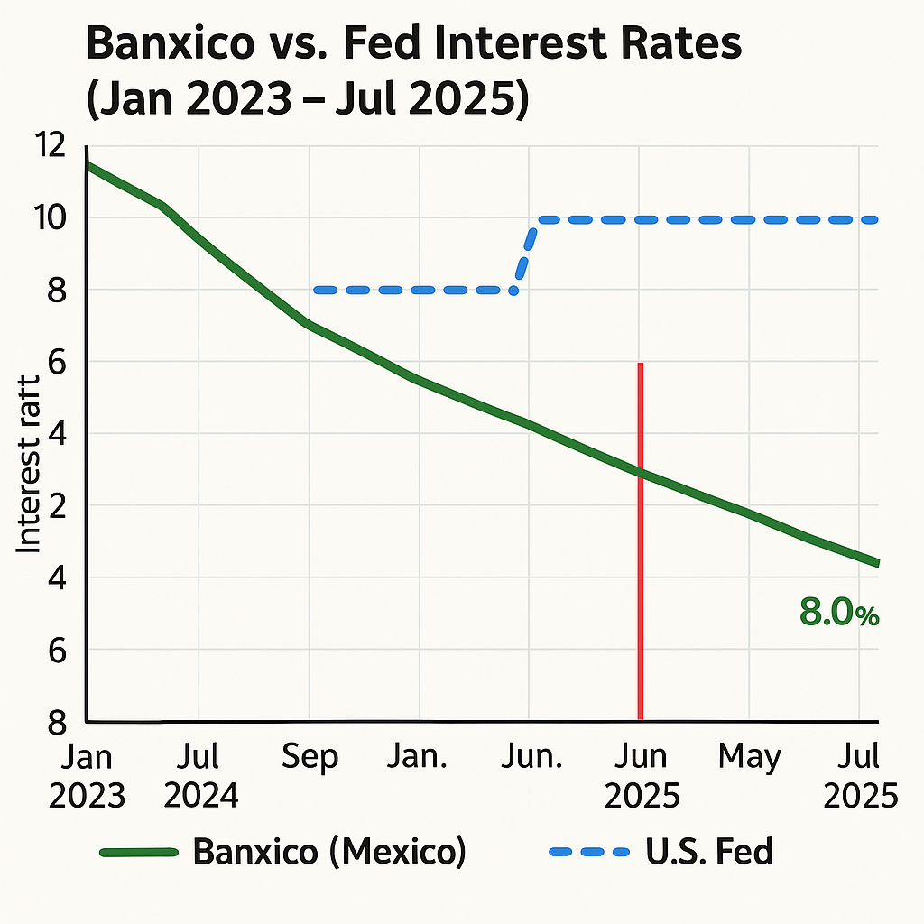 Banxico 8 percent