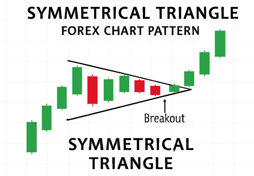 Symmetrical Triangle Forex Chart