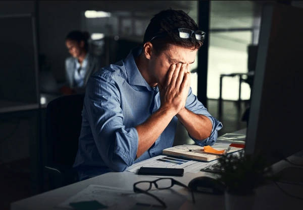Stressed out day trader