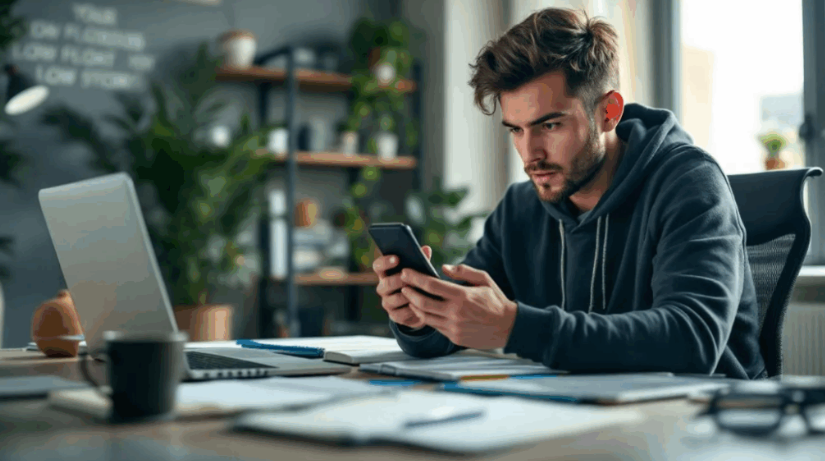 investor scrolling to find what to trade, like low float stocks