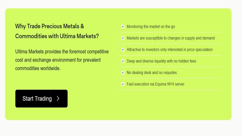 Investing in Gold through Ultima Markets - ultima markets