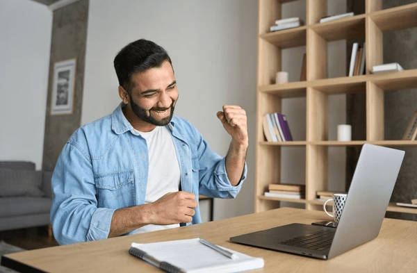 day trader happy to earn