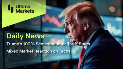Trump’s 100% Semiconductor Tariff Spurs Mixed Market Reaction on Techs