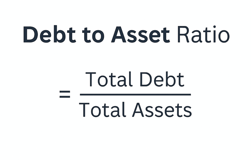 Debt to asset ratio formula