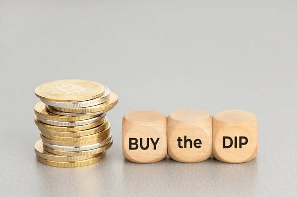 Buy the dip means purchasing an asset after a pullback within an uptrend. - Ultima Markets