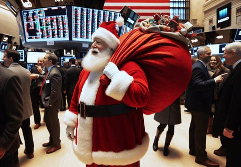 santa3 | Ultima Markets The Santa Claus rally has historically been stronger and more often positive than a random week in the year. - Ultima Markets