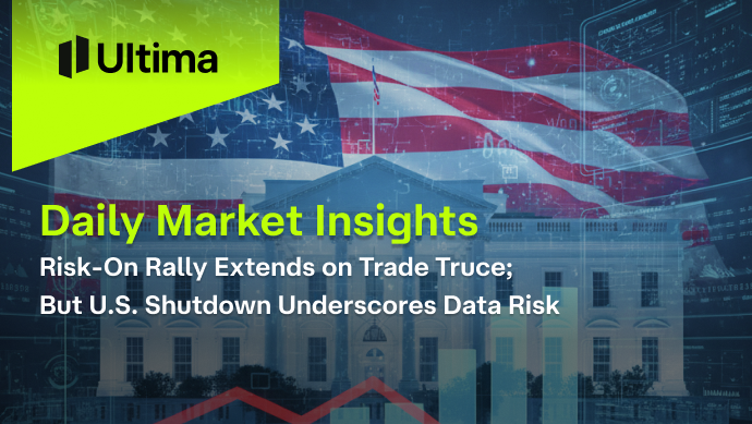 Risk-On Rally Extends on Trade Truce; But U.S. Shutdown Underscores Data Risk