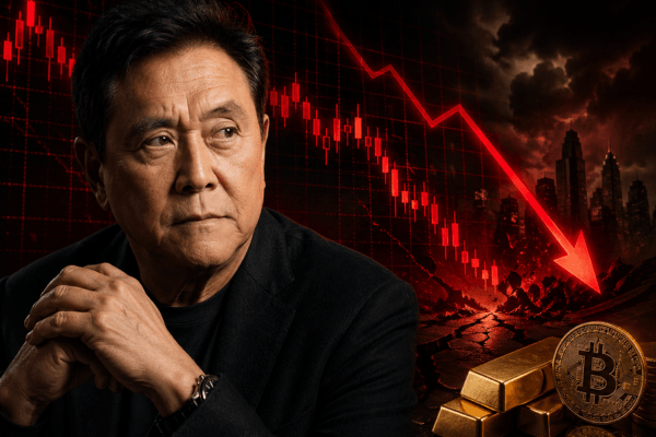 Kiyosaki believes in buying assets like gold, silver, and bitcoin during a market decline. - Ultima Markets