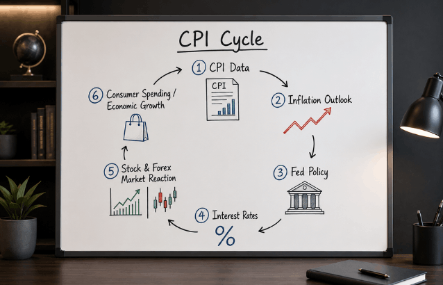 CPI cycle illustrated. - Ultima Markets