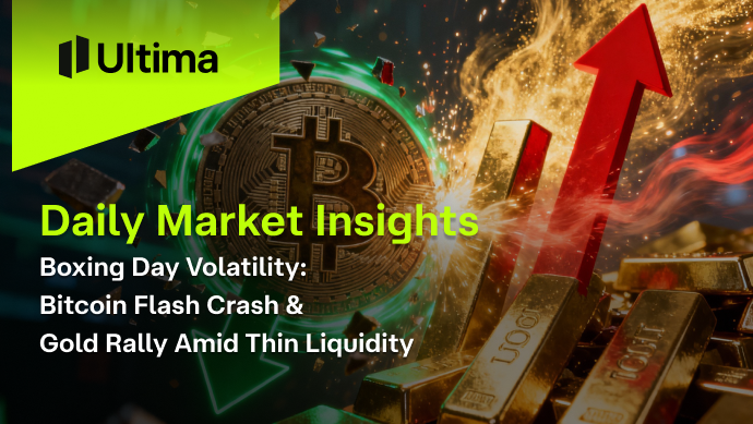 Boxing Day Volatility: Bitcoin Flash Crash & Gold Rally Amid Thin Liquidity