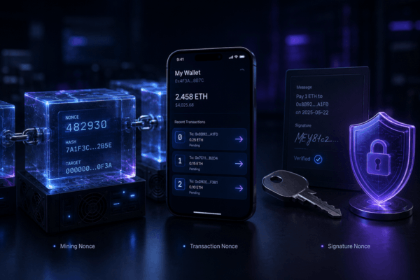The main types of nonces in crypto is mining nonce, transaction nonce and signature nonce. - Ultima Markets