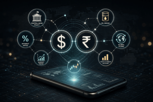Factors and Drivers that affects the USD/INR Forecast.- Ultima Markets