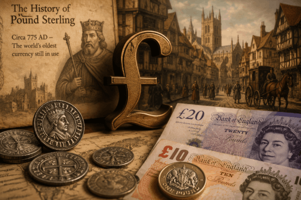 The oldest currency still in use today  is the British pound sterling. - Ultima Markets