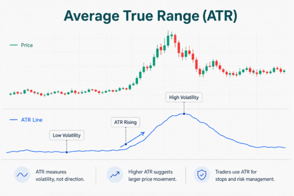 The Average True Range (ATR) is one of the most widely used volatility indicators for measuring price movement. - Ultima Markets