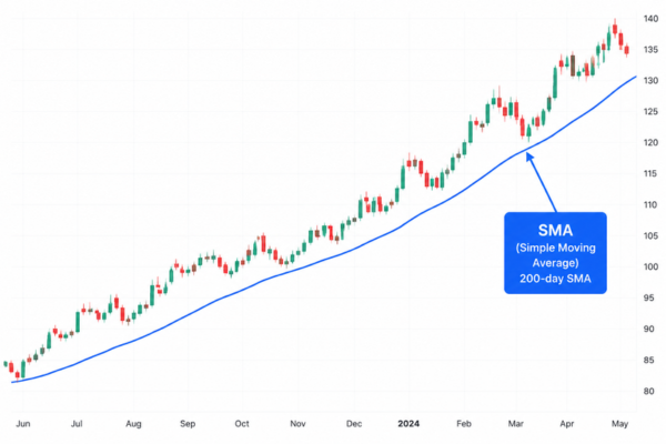 A Simple Moving Average (SMA) calculates the average closing price of an asset over a specific number of periods. - Ultima Markets