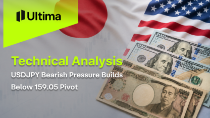 USDJPY: Bearish Pressure Builds Below 159.05 Pivot
